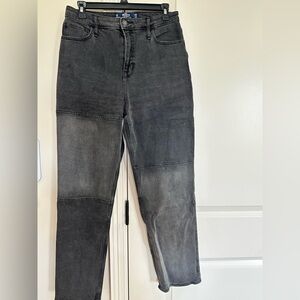 Hollister High Rise Two-Tone Jeans